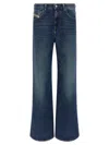Diesel Five-pockets Flared Jeans In Blue