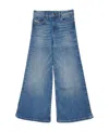 Diesel 1978-j Wide-leg Jeans In Blue