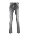 Diesel 1979 Low-rise Skinny Jeans In Nero