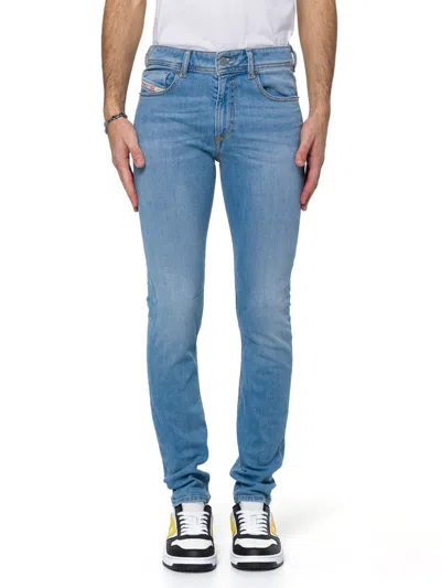 Diesel 1979 Sleenker 09h62 Skinny Jeans In Blue