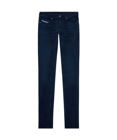 Diesel 1979 Sleenker 0enak Low-rise Skinny Jeans In Black