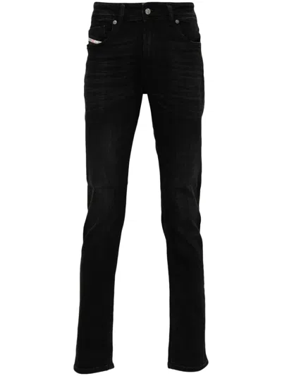 Diesel 1979 Sleenker 0grda Jeans In Negro