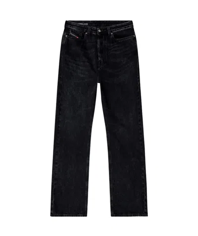 Diesel 1980 Five-pocket Trousers Featuring Belt Loops In Black