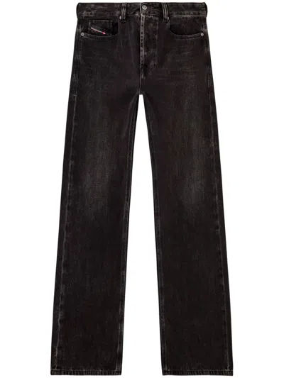 Diesel 1980 D-eeper Five-pockets Jeans In Black