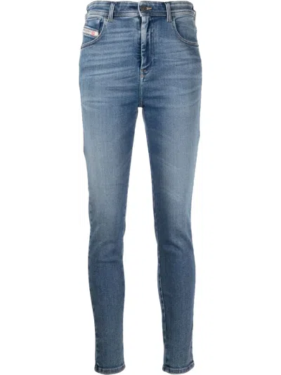 Diesel 1984 Slandy-high 09d62 Skinny Jeans In Brown