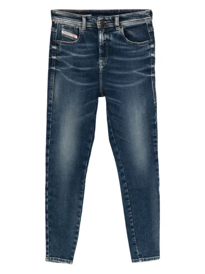 Diesel 1984 Slandy-high Jeans In Blue