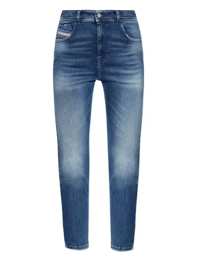 Diesel 1984 Slandy-high Jeans In Blue