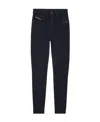 Diesel 1984 Slandy-high 069ef Skinny Jeans In Black