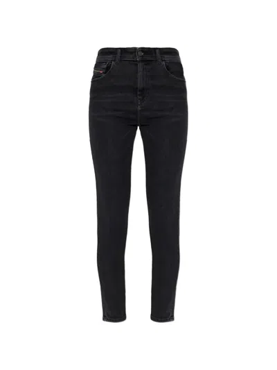 Diesel 1984 Slandy-high Jeans In Black