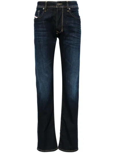 Diesel 1985 Larkee 009zs Mid-rise Straight-leg Jeans In Blue