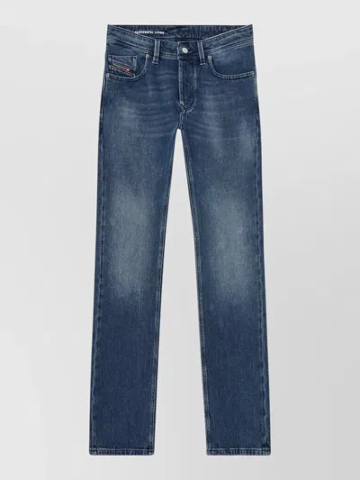 Diesel 1985 Larkee Denim Jeans Five Pockets In Blue