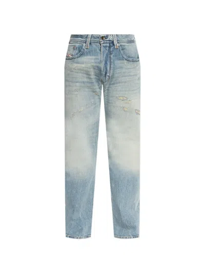 Diesel 1985 Larkee Distressed Jeans In Blue