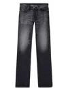Diesel 1985 Larkee Straight-leg Jeans In Black