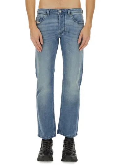Diesel 1985 Larkee Jeans Belt Loops Faded In Blue