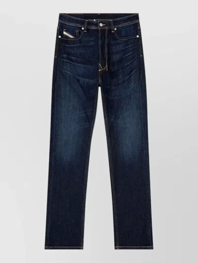 Diesel 1985 Larkee Straight Leg Denim Trousers In Blue