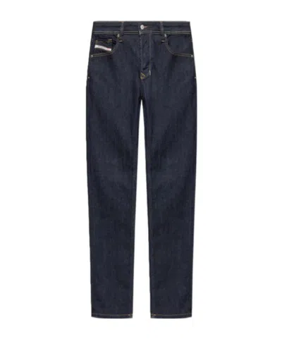 Diesel 2023 Denim Trousers With Belt Loops In Blue