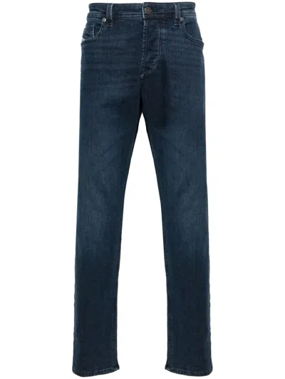 Diesel 1986 Larkee-beex Mid-rise Tapered Jeans In Blue