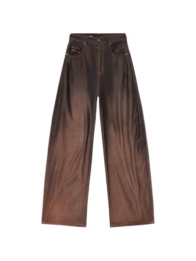 Diesel 1987 D-khelz Jeans In Brown
