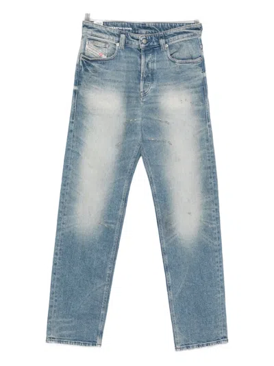 Diesel 1988 D-ark 09m21 Faded-effect Jeans In Blue