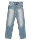Diesel 1988 D-ark 09m21 Faded-effect Jeans In Blue
