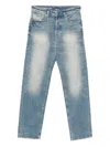 Diesel 1988 D-ark 09m21 Faded-effect Jeans In Blue