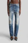 Diesel 1988 D-ark Jeans In Blue Cotton In Blue