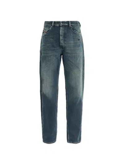 Diesel 1988 D-ark Distressed Jeans In Black