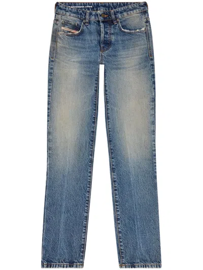 Diesel D-mine Straight-leg-jeans In Blue