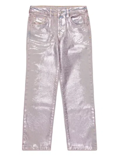 Diesel Kids' 1989 D-mine-j Trousers In Pink