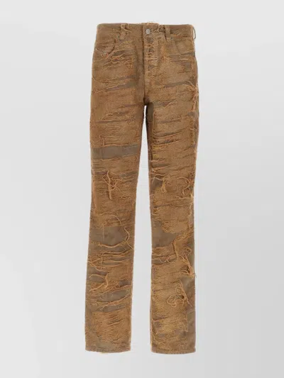 DIESEL '1992 D-JIANN 007AZ' DISTRESSED JEANS