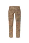 Diesel 1992 D-jiann-fsg Jeans In Brown