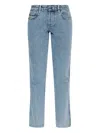 Diesel 1992 D-jiann Pattern Jeans In Blue