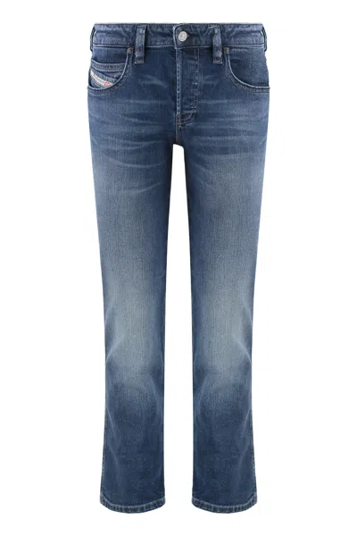 Diesel 1992 Jiann Slim Fit Jeans Belt Loops In Blue