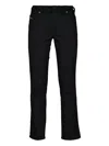 Diesel D-vyl 1993 Button-fly Straight-leg Jeans In Black
