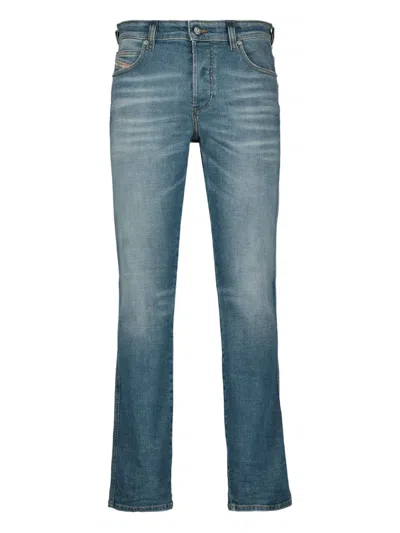 Diesel 1993 D-vyl Cotton-blend Jeans In Blue