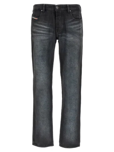 Diesel Faded Effect Five-pocket Style Jeans With Belt Loops In Blue
