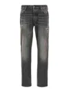 Diesel Slim-fit Mid-rise Denim Jeans In Gray