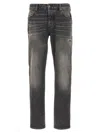 Diesel Slim-fit Mid-rise Denim Jeans In Gray