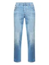 Diesel Mens Blue 1993 D-vyl Straight-leg Denim Jeans In Blue