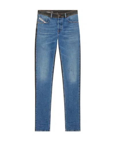 Diesel 1995 D-sark Mid-rise Straight-leg Jeans In Blue