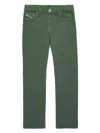 Diesel 1995 J Mid-rise Straight-leg Jeans In Green