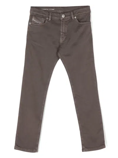 Diesel Kids' 1995-j Jjj Pantaloni In Brown
