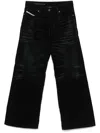 Diesel 1996 D-sire Low-rise Wide-leg Jeans In 01