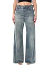 Diesel 1996 D Sire Wide Leg Denim Trousers In Blue