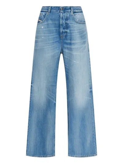 Diesel 1996 D-sire Distressed Jeans In Blue