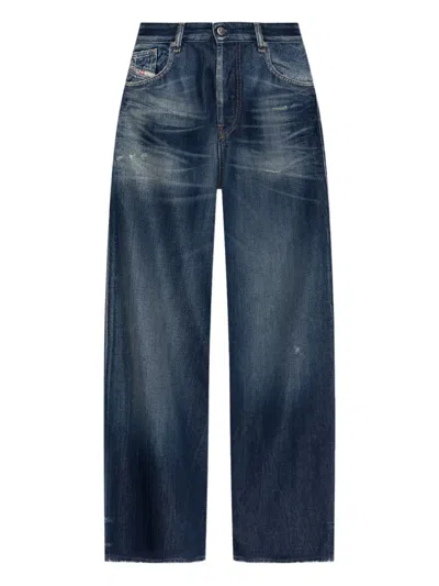 Diesel 1996 D-sire Distressed Jeans In Blue