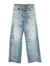 Diesel 1971 D-sent Jeans With Distressed Effect In Blue