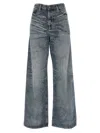 Diesel Vintage Inspired Five Pocket Denim Trousers In Blue