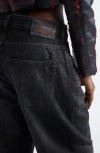 Diesel ® 1996 D-sire Fsh1 Distressed Relaxed Jeans In Black