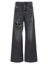 Diesel "1996 D-sire 007x4" Palazzo Jeans In Multicolor